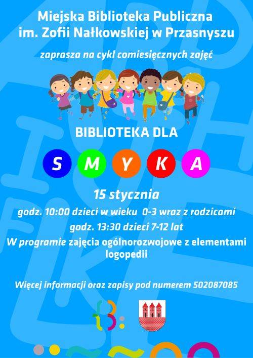 Biblioteka dla smyka - zaproszenie