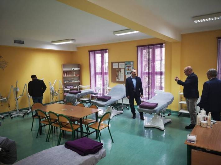 Przedstawiciele Zarządu Powiatu z roboczą wizytą w przasnyskim „Medyku”