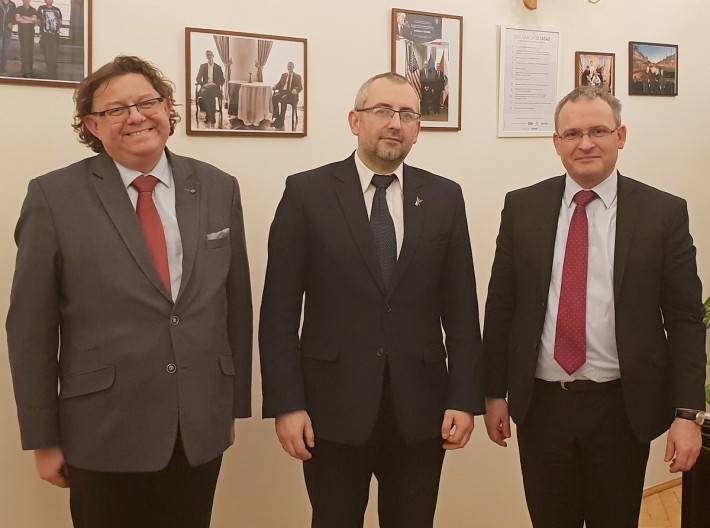 Starosta przasnyski z wizytą u Wiceministra Zdrowia