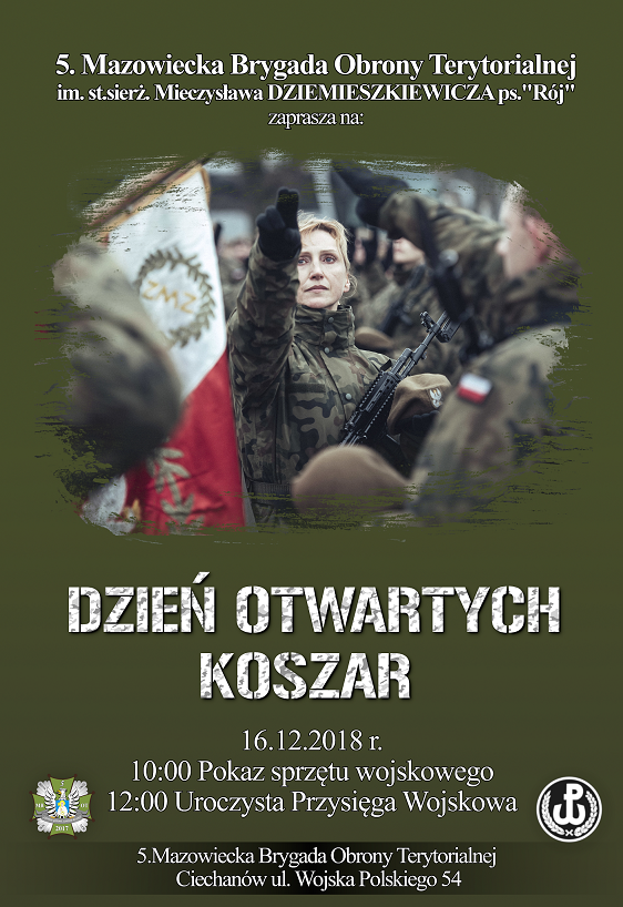 KOŃCZYMY ROK PRZYSIĘGĄ W KOSZARACH