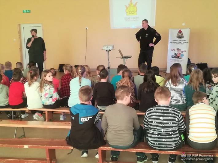 „Czujka na straży Twojego bezpieczeństwa” w szkołach podstawowych oraz w zakładzie BEL Polska