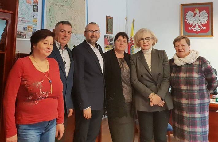 Delegacja NSZZ Solidarność spotkała się ze starostą przasnyskim