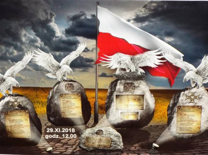 Odsłonięcie Pomnika Pamięci i Chwały 