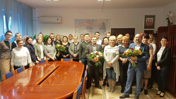 Pracownicy Starostwa Powiatowego w Przasnyszu poznali nowe kierownictwo Urzędu