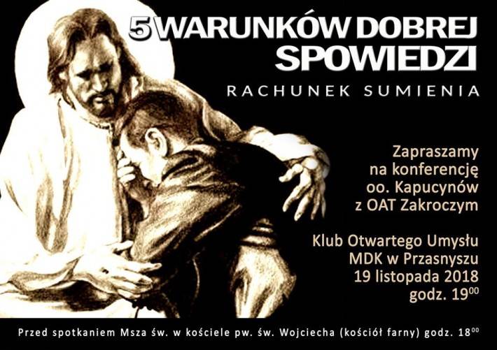 Spotkanie z o. Kapucynami - zaproszenie