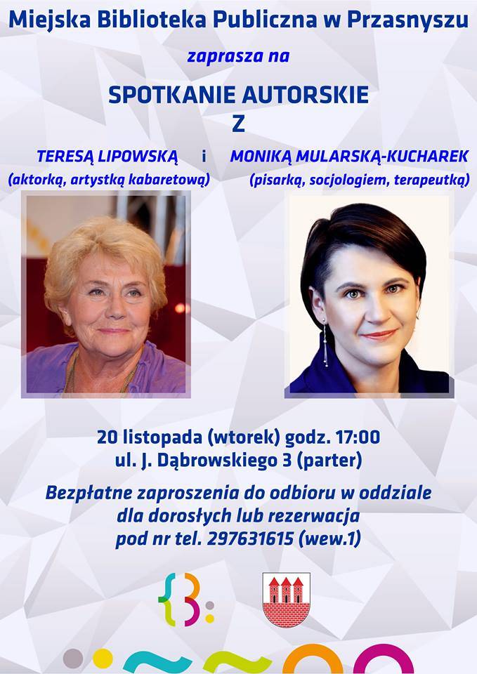Spotkanie autorskie - zaproszenie