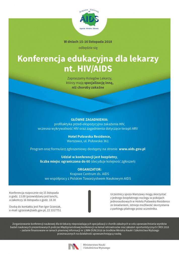 Konferencja edukacyjna dla lekarzy - zaproszenie