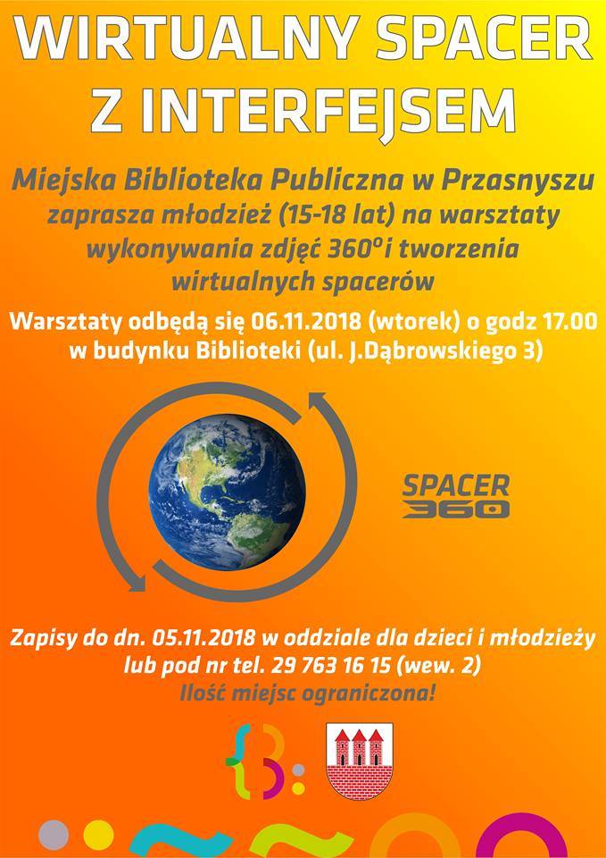 Warsztaty dla młodzieży - zaproszenie