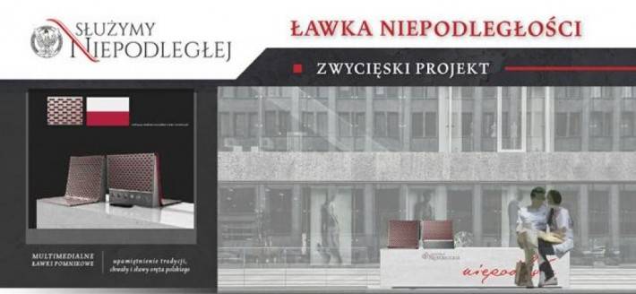 Ławeczki niepodległości w Gminie Przasnysz