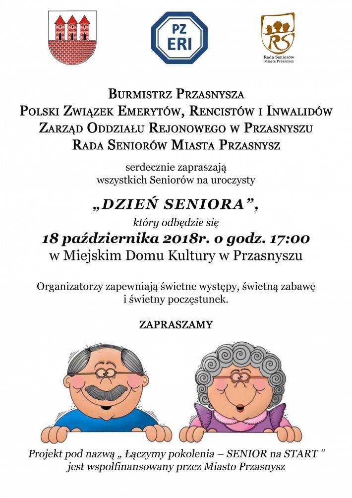 Dzień Seniora - zaproszenie