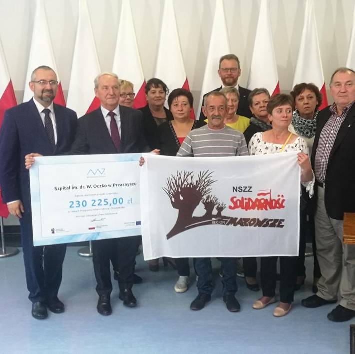 Ponad 230 tys. zł dla przasnyskiego Szpitala