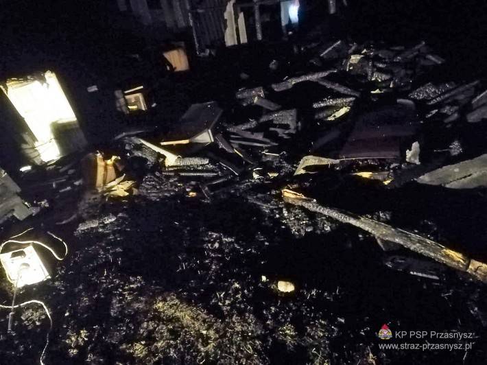 Pożar budynku gospodarczego w miejscowości Ulatowo Pogorzel