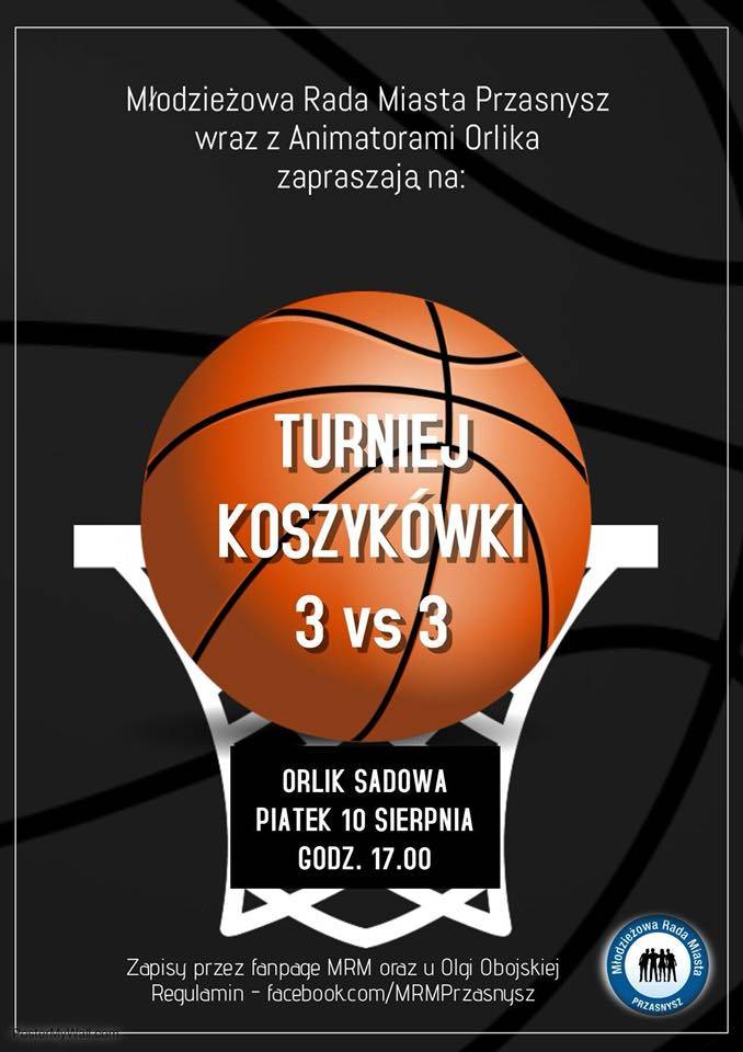 Turniej Koszykówki - zaproszenie