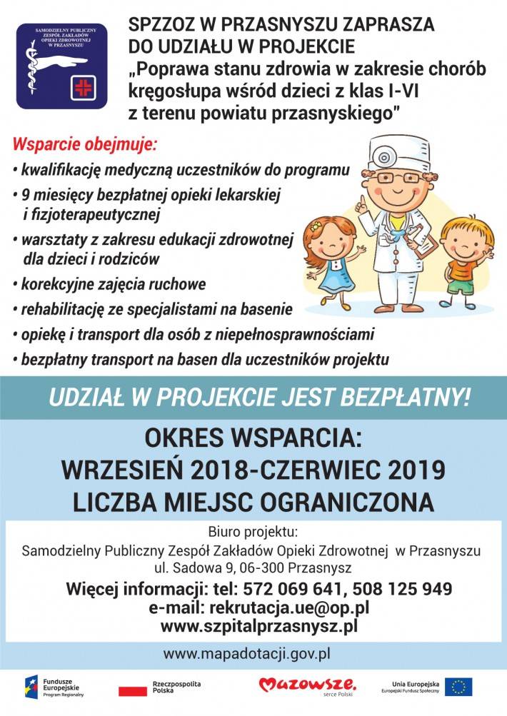 Przeciwdziałanie chorobom kręgosłupa u dzieci