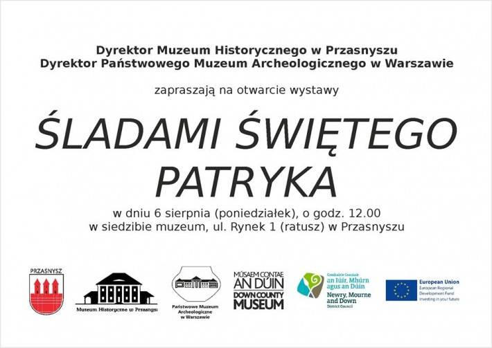 ŚLADAMI ŚWIĘTEGO PATRYKA - zaproszenie na wystawę
