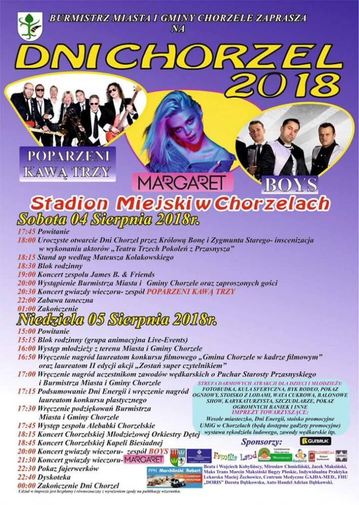 Dni Chorzel 2018 - program