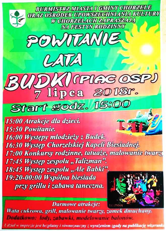Chorzele: Powitanie Lata - zaproszenie