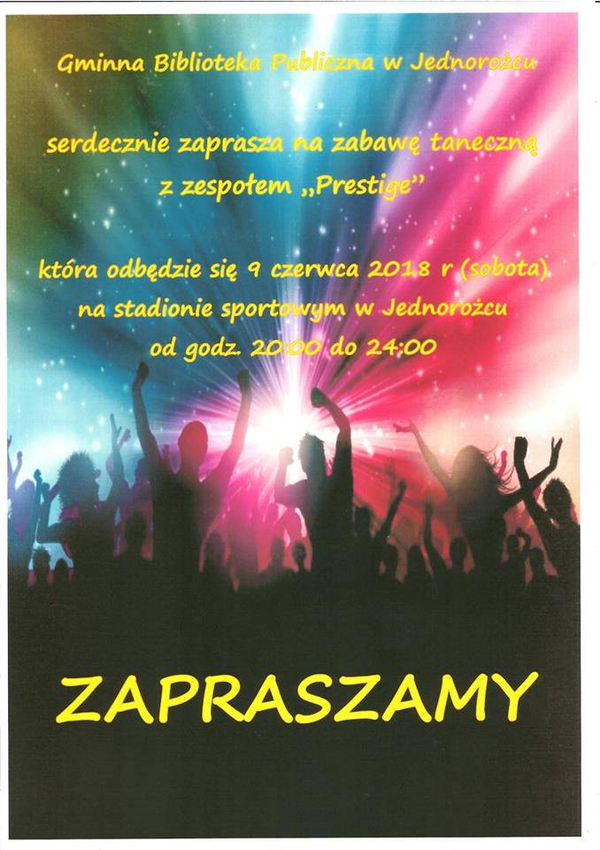 Zabawa taneczna w Jednorożcu