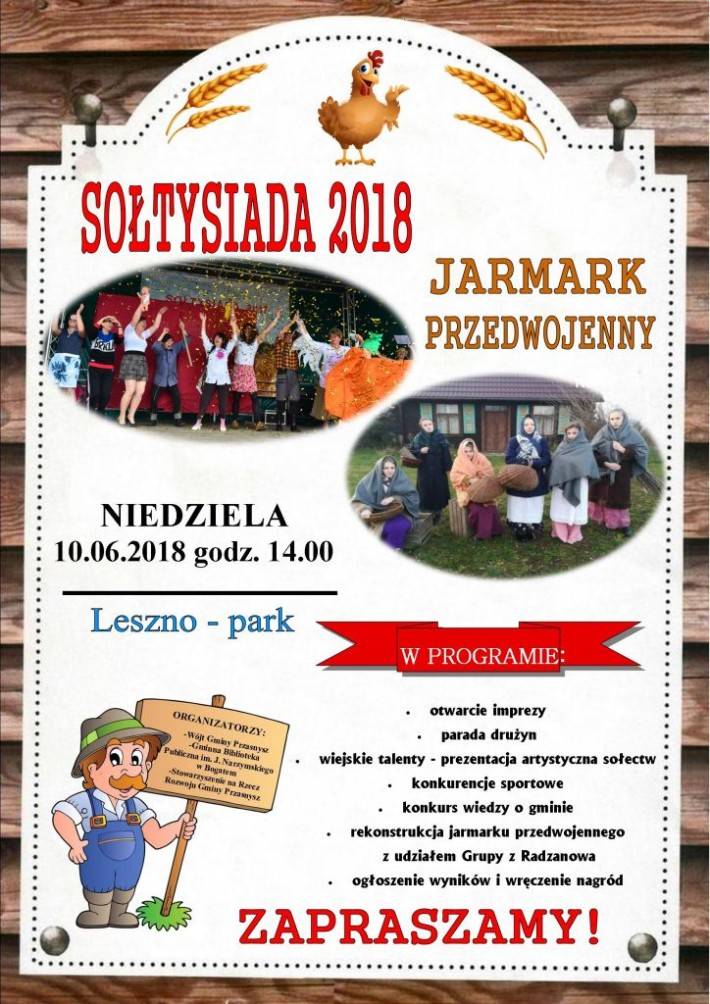 Sołtysiada 2018 - zaproszenie