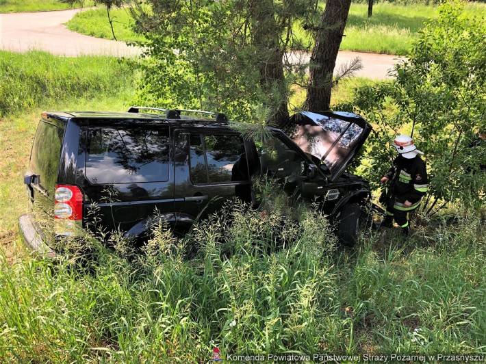  Wypadek dwóch samochodów osobowych w miejscowości Goski-Wąsosze