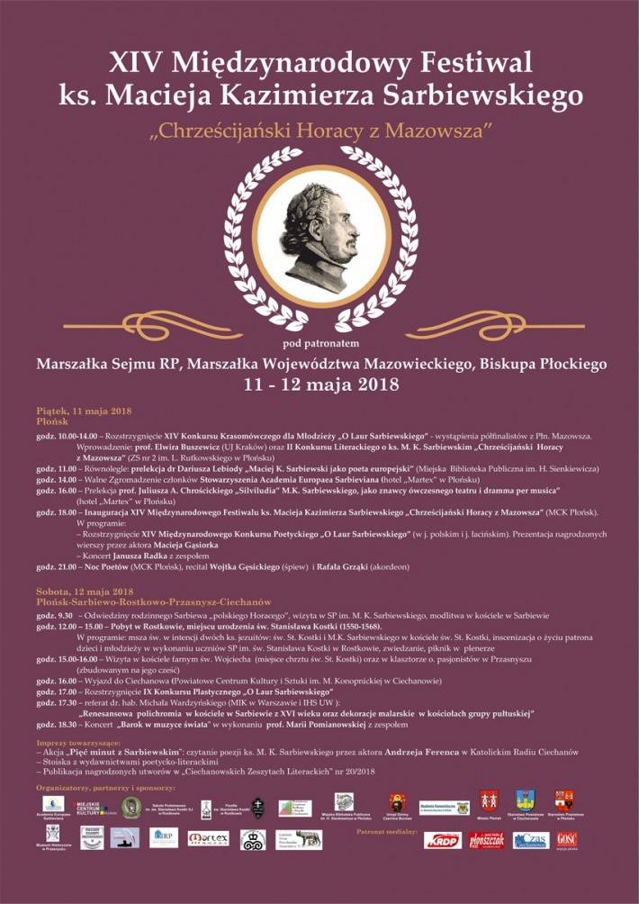 XIV Międzynarodowy Festiwal ks. Macieja Kazimierza Sarbiewskiego 