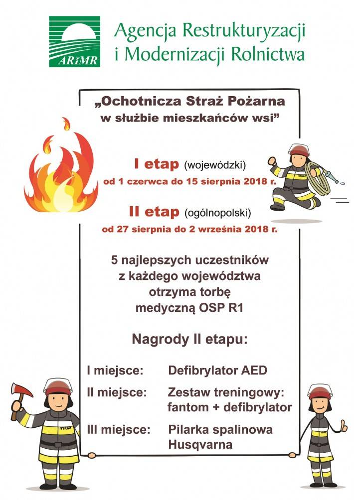 ARiMR ogłasza konkurs dla OSP 