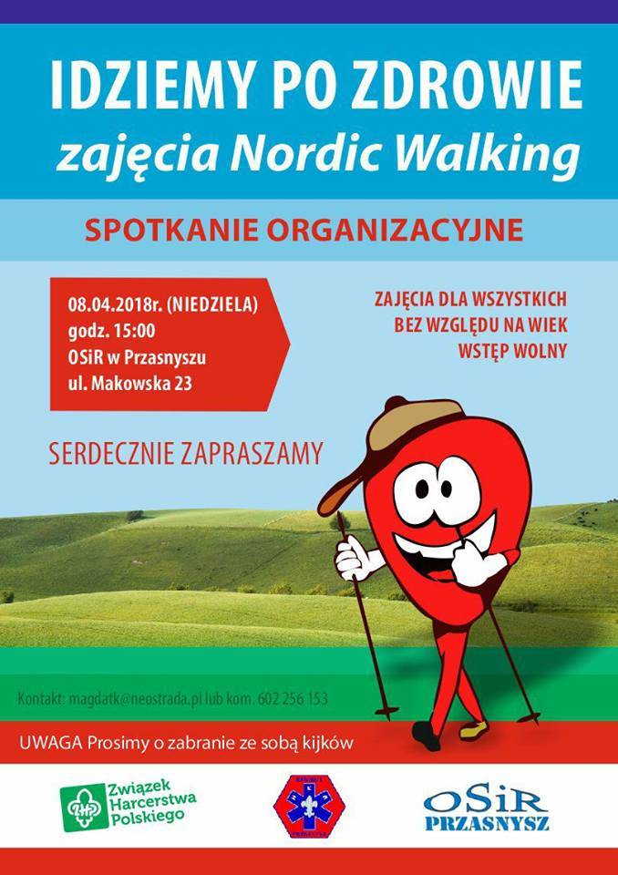 Zajęcia Nordic Walking - zaproszenie