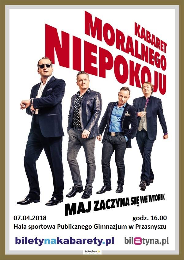 Kabaret Moralnego Niepokoju wystąpi w Przasnyszu - zaproszenie