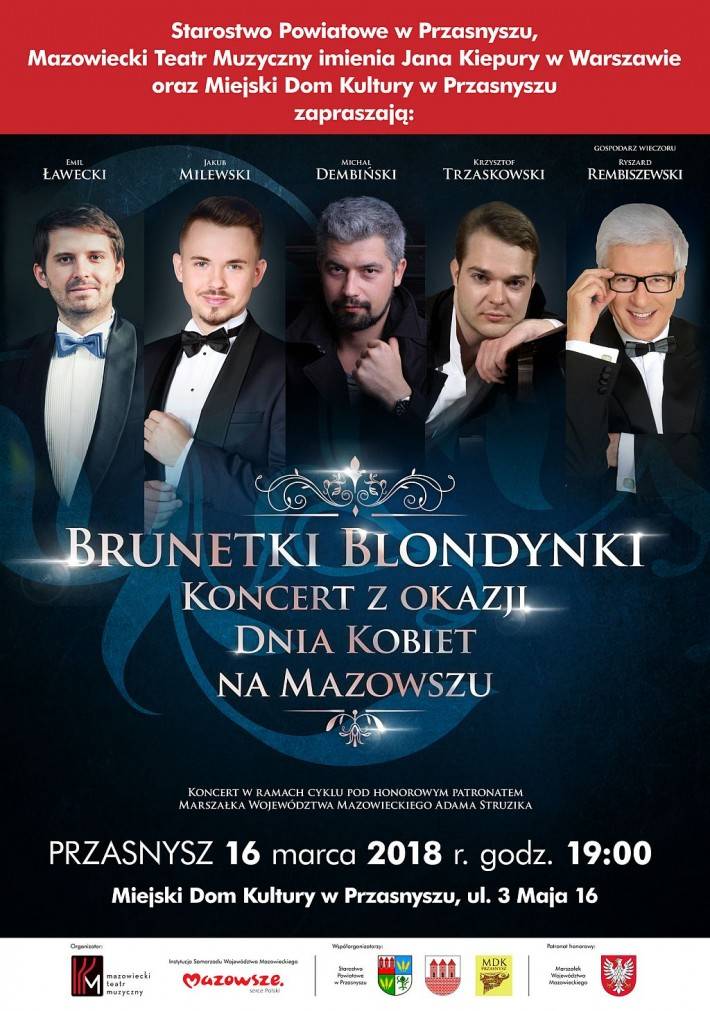 Koncert z okazji Dnia Kobiet - zaproszenie