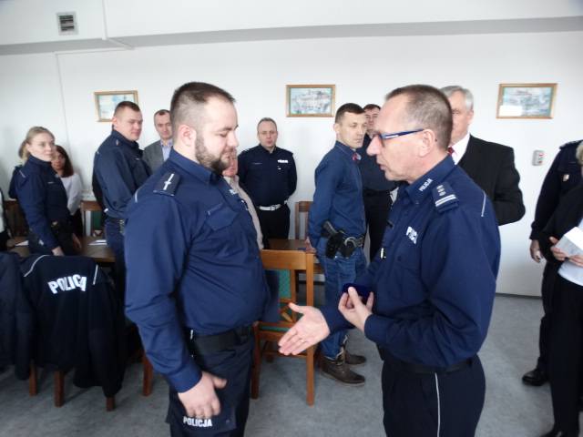 ODPRAWA ROCZNA W KOMENDZIE POWIATOWEJ POLICJI W PRZASNYSZU