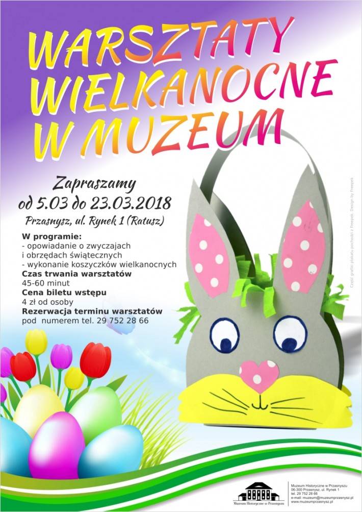 Warsztaty wielkanocne w Muzeum - zaproszenie