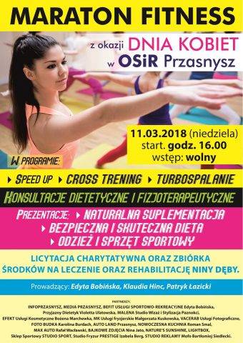 Charytatywny Maraton Fitness - zaproszenie