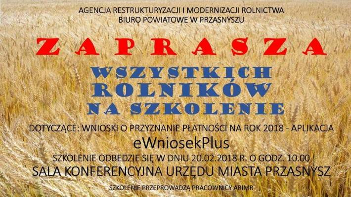 Zaproszenie na szkolenie