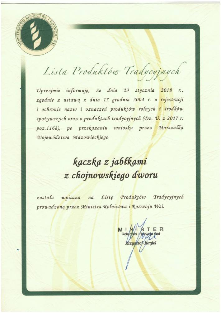 Kolejny produkt z Czernic Borowych wpisany na Listę Produktów Tradycyjnych