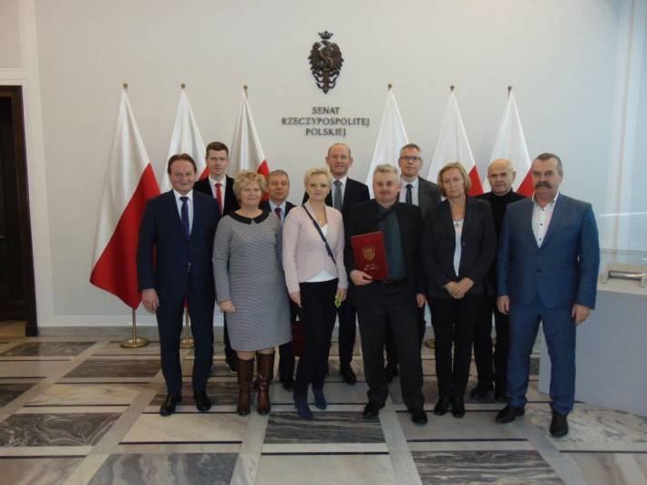 Przedstawiciele miasta Przasnysz na Konferencji w Senacie RP