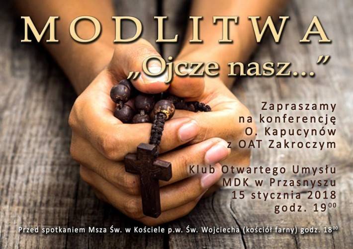 Spotkanie z o. Kapucynami - zaproszenie