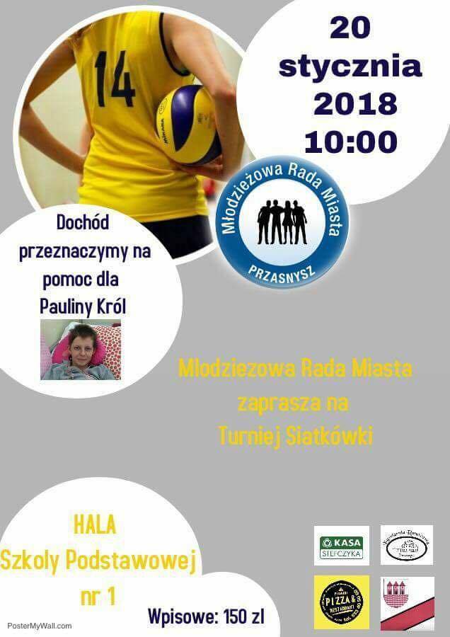 Charytatywny Turniej Siatkówki - zaproszenie
