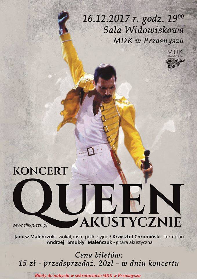 Koncert QUEEN AKUSTYCZNIE już dziś