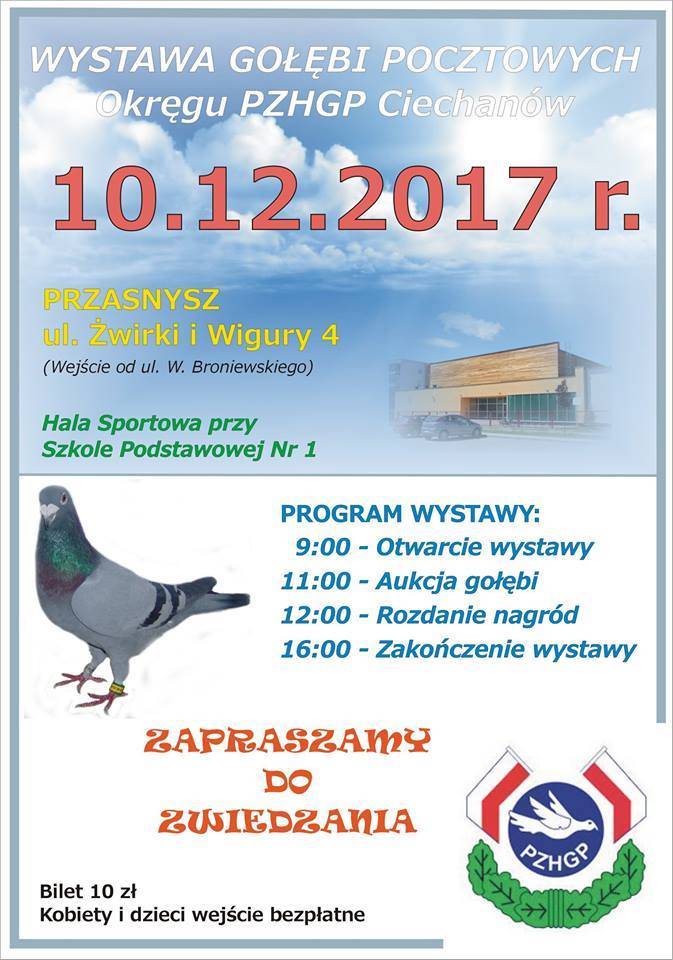 WYSTAWA GOŁĘBI POCZTOWYCH W 