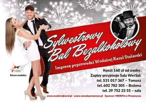 Sylwestrowy Bal Bezalkoholowy - zaproszenie