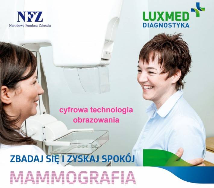 Jednorożec: Bezpłatne badania Mammograficzne