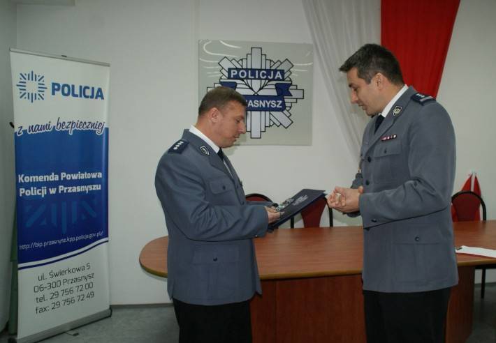 NOWY ZASTĘPCA KOMENDANTA POWIATOWEGO POLICJI W PRZASNYSZU