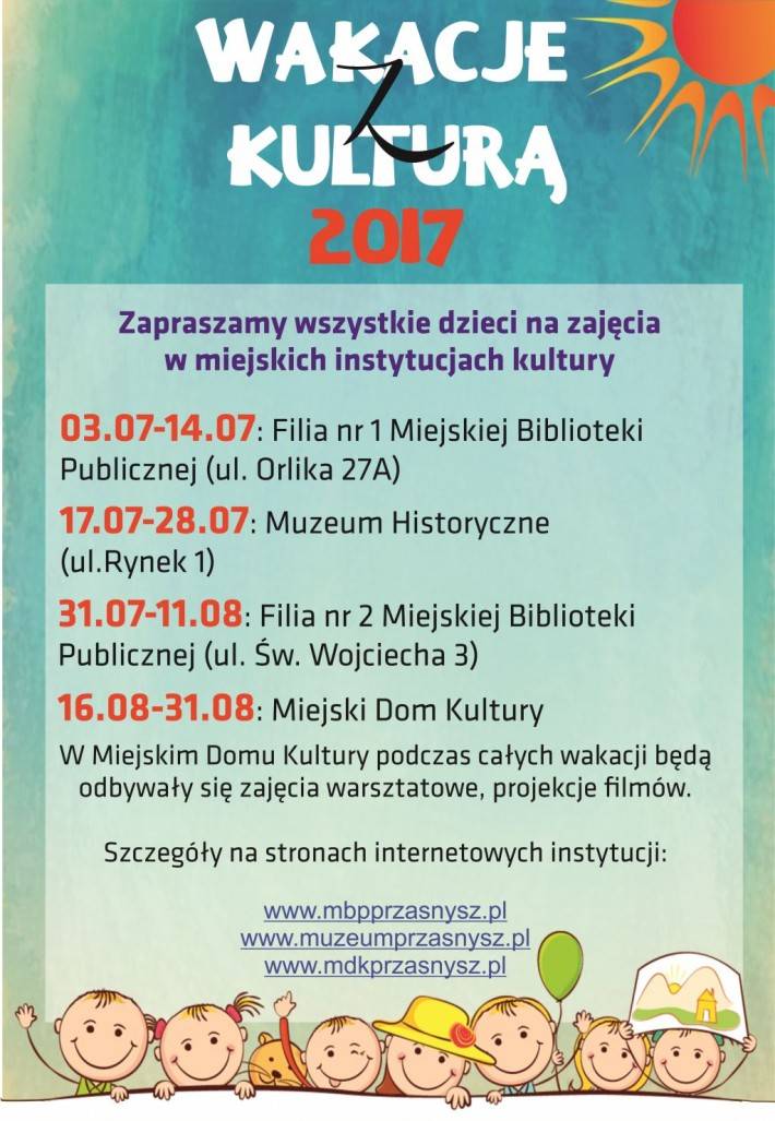 Wakacje w mieście - program