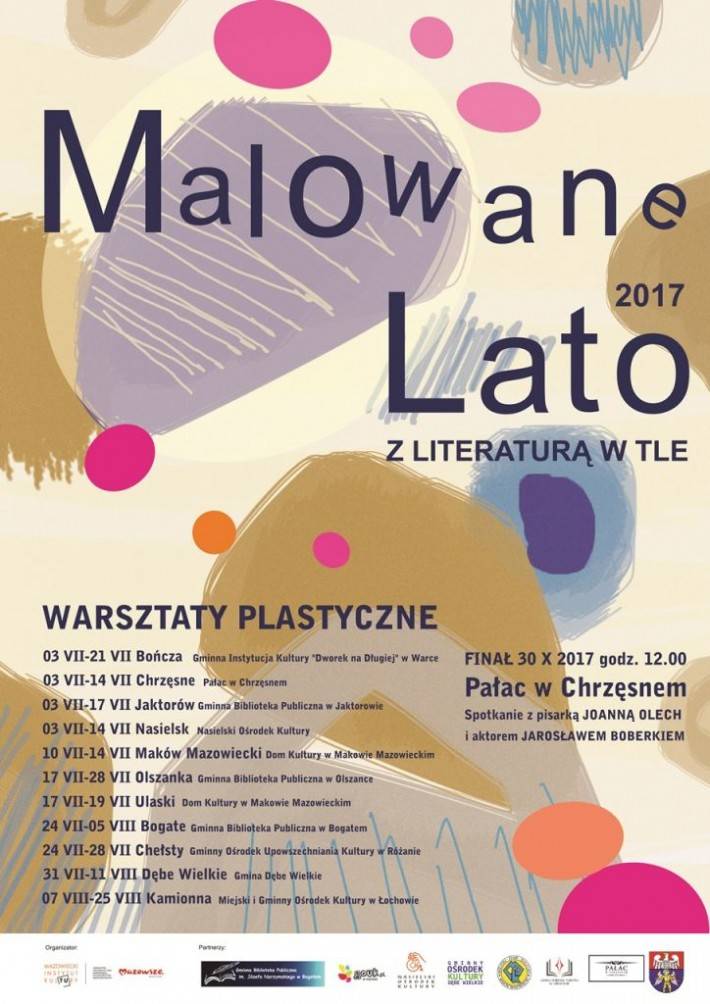Malowane Lato w Bogatem - zaproszenie