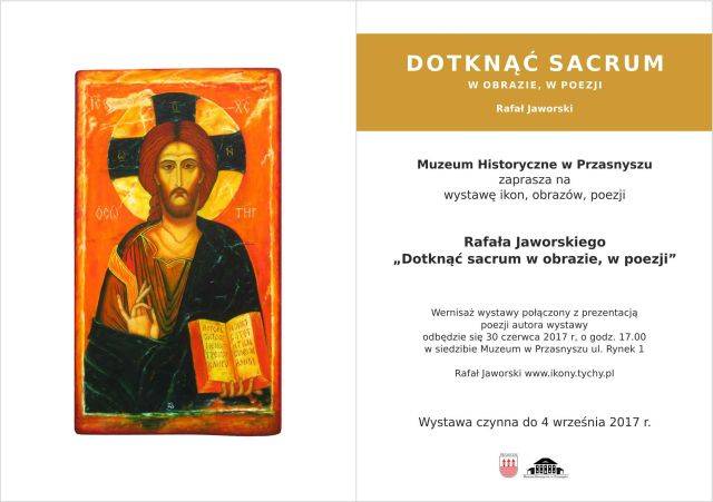Wernisaż wystawy Rafała Jaworskiego - zaproszenie