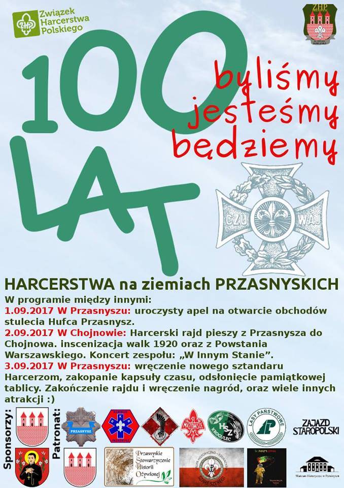 Zapowiedź: 100 lat Harcerstwa na ziemiach Przasnyskich