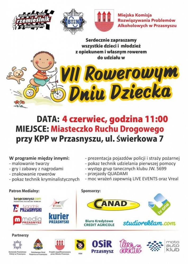 VII Rowerowy Dzień Dziecka - program
