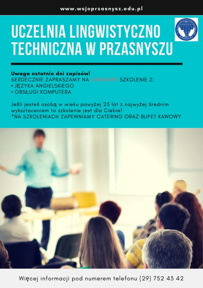 Darmowe szkolenie w ULT w Przasnyszu