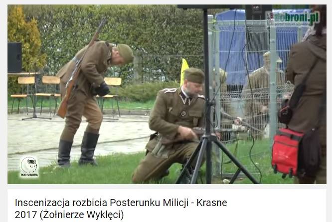 Inscenizacja rozbicia posterunku milicji w Krasnem (VIDEO)
