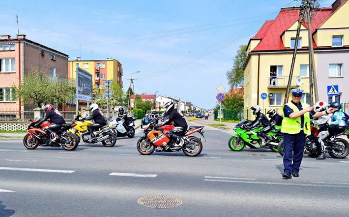 Czuwali nad bezpieczeństwem uczestników zlotu motocyklowego